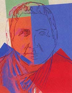 [Andy Warhol Ten Portraits of Jews of the Twentieth Century<br>Gertrude Stein]
