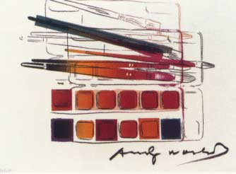 [Andy Warhol Watercolor Paint Kit With Brushes]