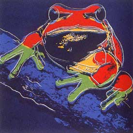 [Andy Warhol Endangered Species: Pine Barrens Tree Frog]