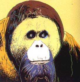 [Andy Warhol Endangered Species: Orangutan]