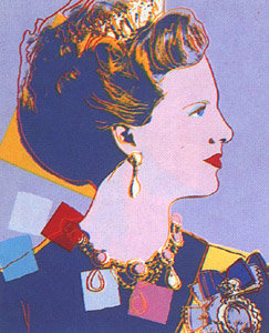 [Andy Warhol Reigning Queens: Queen Margrethe II Of Denmark]