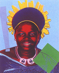 [Andy Warhol Reigning Queens: Queen Ntombi Twala Of Swaziland]