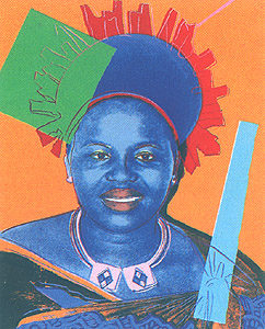 [Andy Warhol Reigning Queens: Queen Ntombi Twala Of Swaziland]