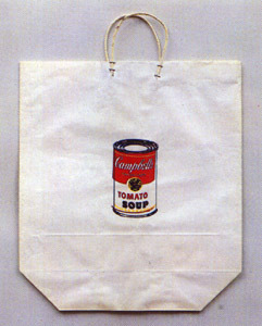 [Andy Warhol Cambells Soup Can on Shopping Bag]
