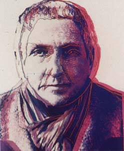 [Andy Warhol Ten Portraits of Jews of The Twentieth Century - Gertrude  Stein]