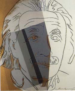 [Andy Warhol Ten Portraits of Jews of The Twentieth Century - Albert Einstein]