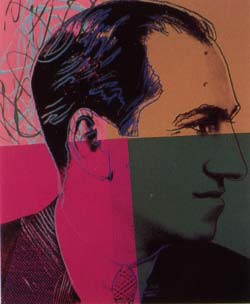 [Andy Warhol Ten Portraits of Jews of The Twentieth Century - George Gershwin]