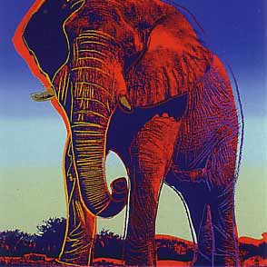 [Andy Warhol Endangered Spieces; African Elephant]