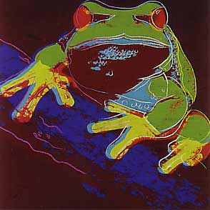 [Andy Warhol Endangered Spieces; Pine Barrens Tree Frog]