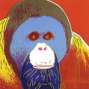 [Andy Warhol Endangered Spieces; Orangutan]