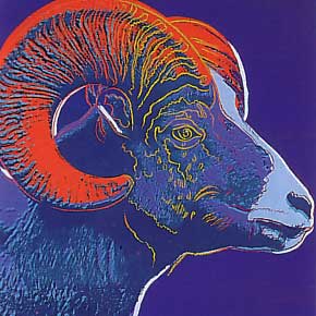 [Andy Warhol Endangered Spieces; Bighorn Ram]