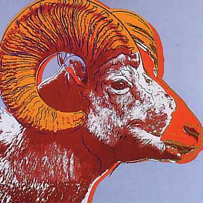 [Andy Warhol Endangered Spieces; Bighorn Ram]