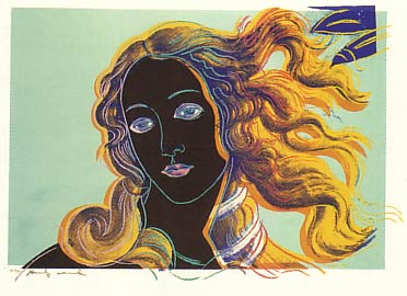 [Andy Warhol Details of Renaissance Paintings; (Sandro Botticelli, Birth of Venus, 1482)]