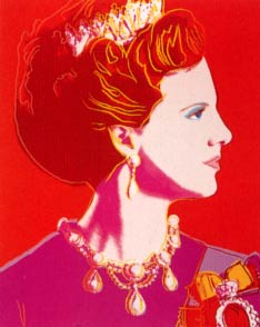 [Andy Warhol Reigning Queens: Queen Margrethe II Of Denmark]