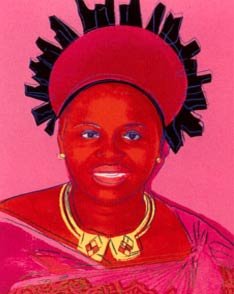 [Andy Warhol Reigning Queens: Queen Ntombi Twala Of Swaziland]