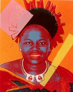 [Andy Warhol Reigning Queens: Queen Ntombi Twala Of Swaziland]