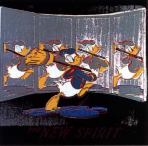 [Andy Warhol Ads: The New Spirit (Donald Duck)]