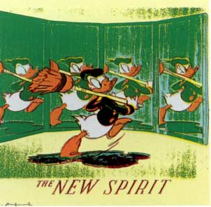 [Andy Warhol Ads: The New Spirit (Donald Duck)]