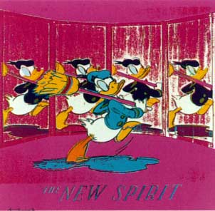 [Andy Warhol Ads: The New Spirit (Donald Duck)]