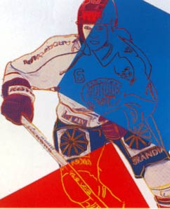 [Andy Warhol Frolunda Hockey Player]