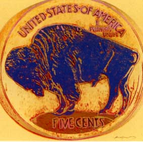 [Andy Warhol Cowboys and Indians; Buffalo Nickel]