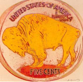 [Andy Warhol Cowboys and Indians; Buffalo Nickel]
