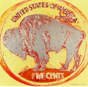 [Andy Warhol Cowboys and Indians; Buffalo Nickel]