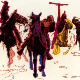 [Andy Warhol Cowboys and Indians; Action Picture]
