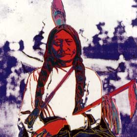 [Andy Warhol Cowboys and Indians; Sitting Bull]
