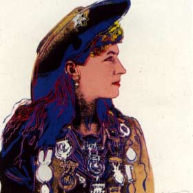 [Andy Warhol Cowboys and Indians; Annie Oakley]