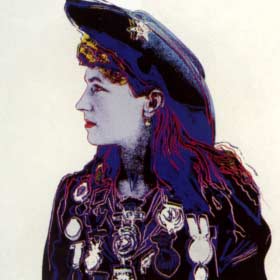 [Andy Warhol Cowboys and Indians; Annie Oakley]