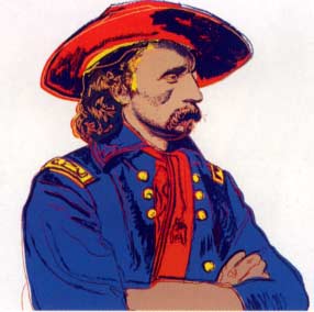 [Andy Warhol Cowboys and Indians; General Custer]