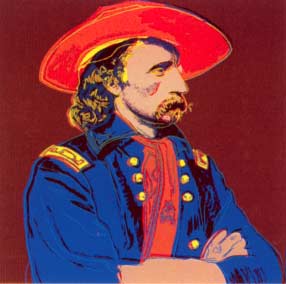 [Andy Warhol Cowboys and Indians; General Custer]
