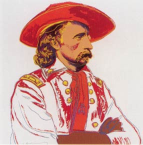 [Andy Warhol Cowboys and Indians; General Custer]