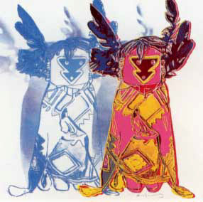 [Andy Warhol Cowboys and Indians; Kachina Dolls]
