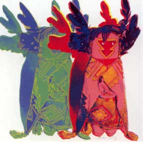 [Andy Warhol Cowboys and Indians; Kachina Dolls]