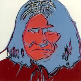 [Andy Warhol Cowboys and Indians; Geronimo]