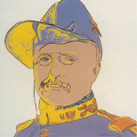 [Andy Warhol Cowboys and Indians; Teddy Roosevelt]