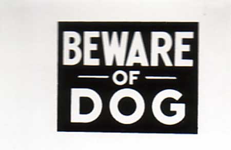 [Andy Warhol Beware Of Dog]