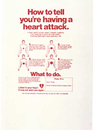 [Andy Warhol How To Tell You're Having A Heart Attack.]