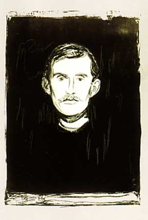 [Andy Warhol Self-Portait With Skeleton's Arm (After Munch)]